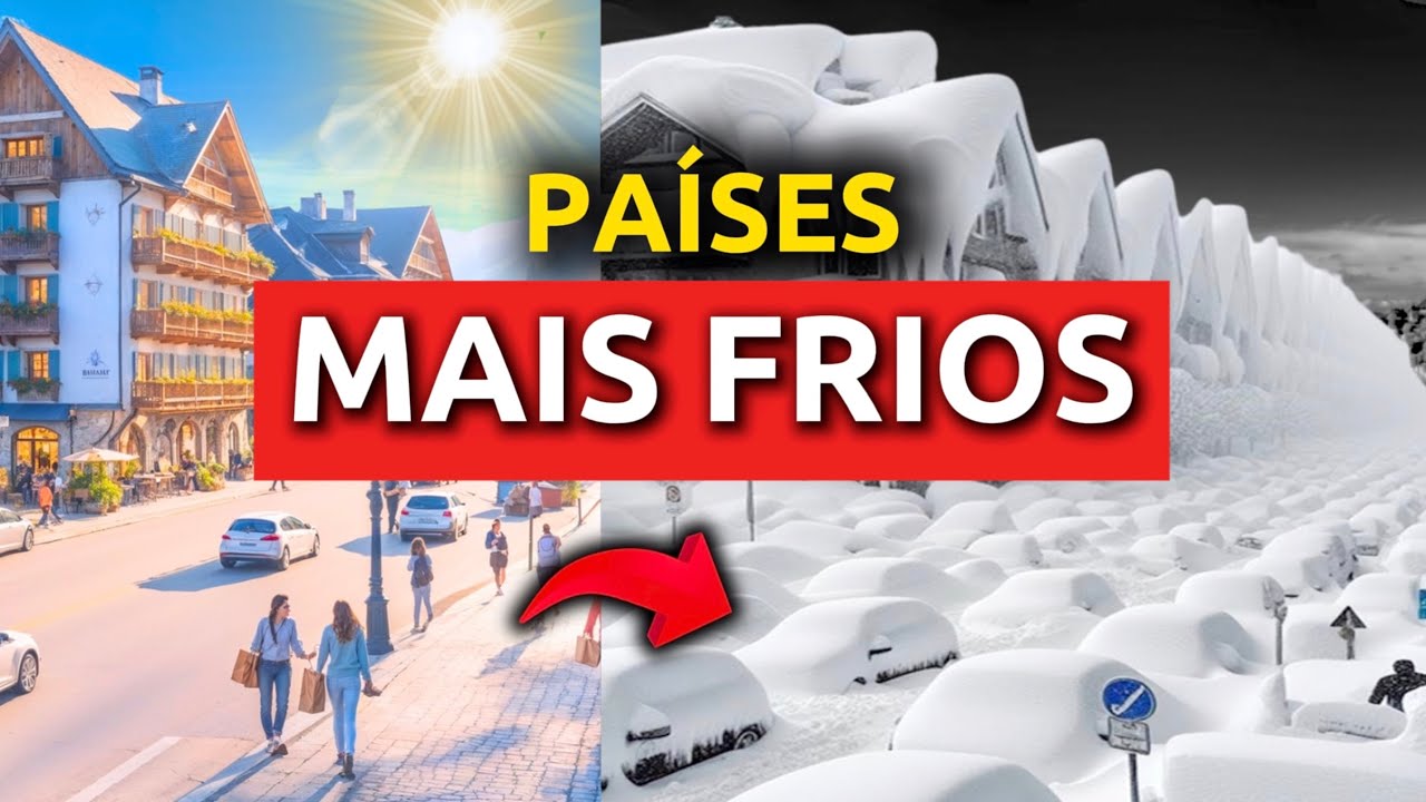 10 Países Mais FRIOS do PLANETA | Você Não Vai Acreditar em Como Eles Sobrevivem
