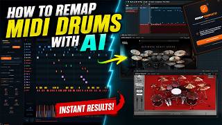 MIDI Drum Remapping Tutorial Using AI for Kontakt & Modern Drum VSTs | DrumRemap