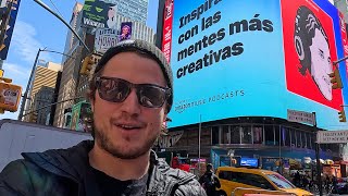 ¡Vi el anuncio de CREATIVO en TIMES SQUARE! | Caminando en NUEVA YORK
