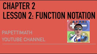 Chapter 2 Lesson 2: Function Notation Exercise 2