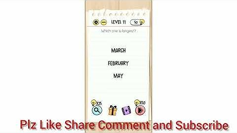 Brain test level 11 | Which one is longest | Manddy gaming