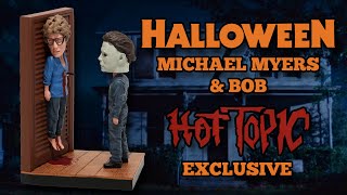 Hot Topic Exclusive Michael Myers And Bob Halloween Royal Bobbles Collectibles