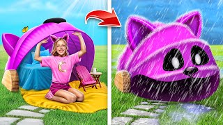 Construímos uma Casinha para Catnap! Poppy Playtime Capítulo 3! EscondeEsconde Extremo com Catnap!