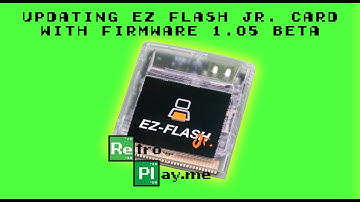 EZ Flash Junior - Updating firmware to 1.05 BETA. Step-by-step guide!