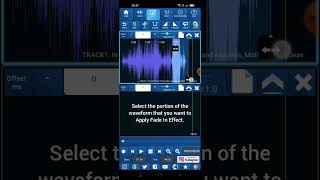 Audiosdroid Audio Studio New Feature : Fade In & Fade Out Effects screenshot 5