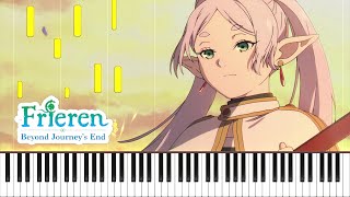 One Last Adventure - Frieren Meteor Shower OST Piano Cover | Sheet Music [4K]