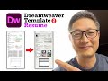 Adobe dreamweaver template 2  how to customize dreamweaver resume template