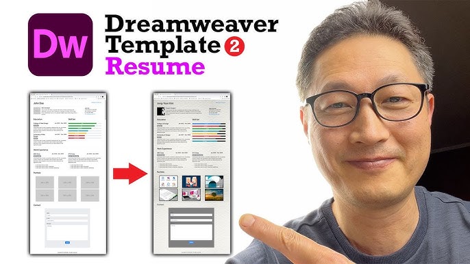 Adobe Dreamweaver Template 2 - How to customize Dreamweaver Resume Template - YouTube adobe-dreamweaver-template-2-how-to-customize-dreamweaver-resume-template-youtube