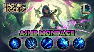 ASHE MONTAGE - Best ADC Ashe Plays | Fae Dragon Ashe Skin