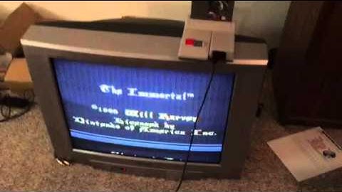 Video problem with The Immortal on NES