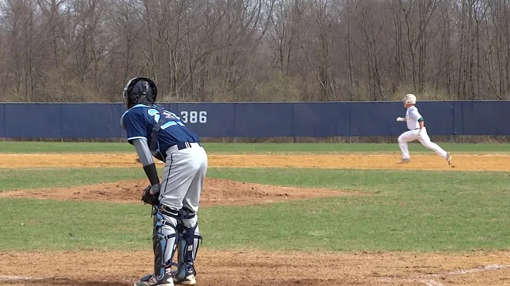 Anthony Galason legs out a double