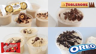 HOW TO Ice Cream Sundae Cups Toblerone Oreo Malteser Ferrero Rocher ALL your fave Chocolate Candy!
