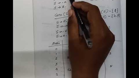 KTU CS304 Compiler Design|S6 CS/IT|Module 3 Part 6|SLR Parsing table generation