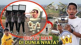 Drone Captures Big Tv Man Beats Skibidi Toilet Saputra Taken Away  Mikael Tubehd