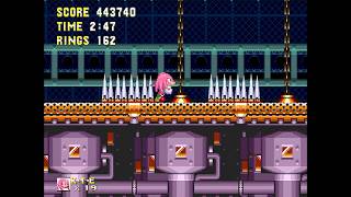 Sonic & Knuckles (Mega Drive) Walkthrough - Part 2 - Flying Battery Zone (Knuckles)