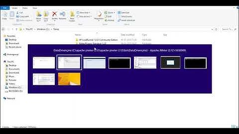 Datadriven Testing with Jmeter example