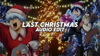 last christmas - wham! (sped up)「 edit audio 」