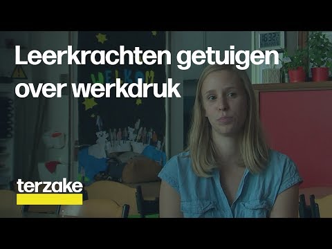 Hoe hard werkt een Vlaamse leerkracht? | Terzake