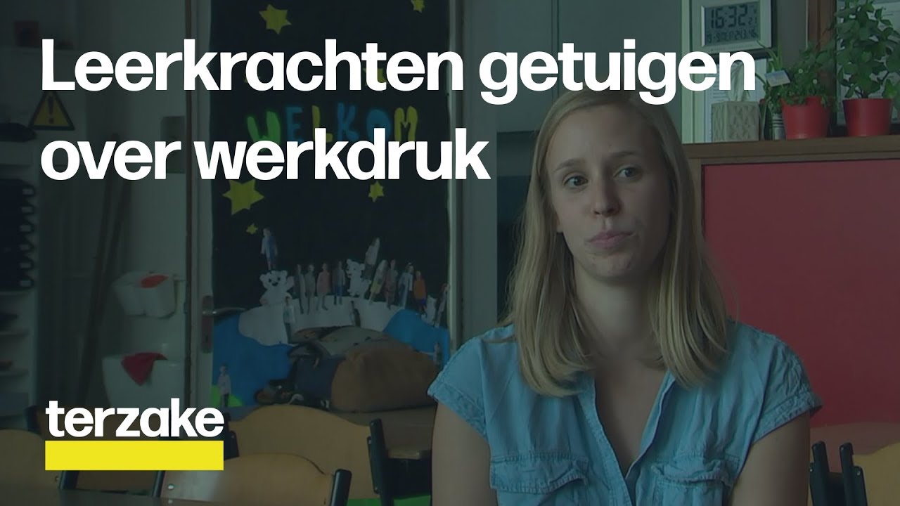 Hoe hard werkt een Vlaamse leerkracht? | Terzake