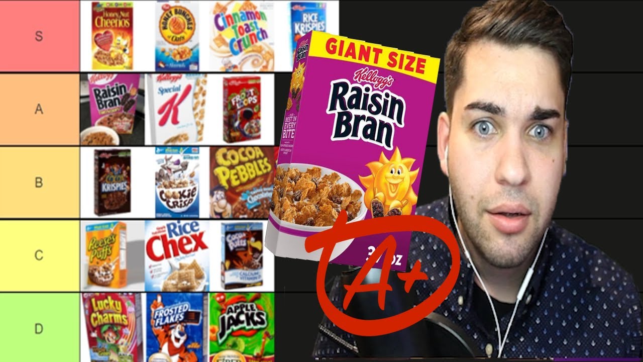 Raisin Bran is the best cereal?? (CONFIRMED & AGREED) CEREAL TIER LIST YouTube