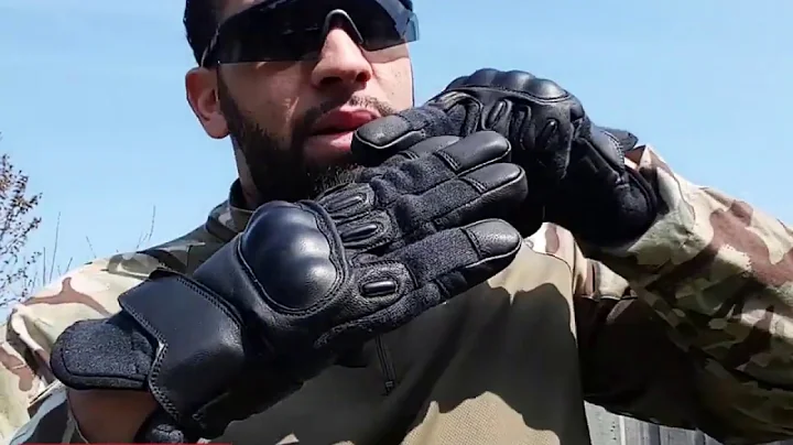 LEVEL 5 CUT RESISTANCE COYOTE GLOVES IN BLACK WITH KNUCKLE PROTECTION