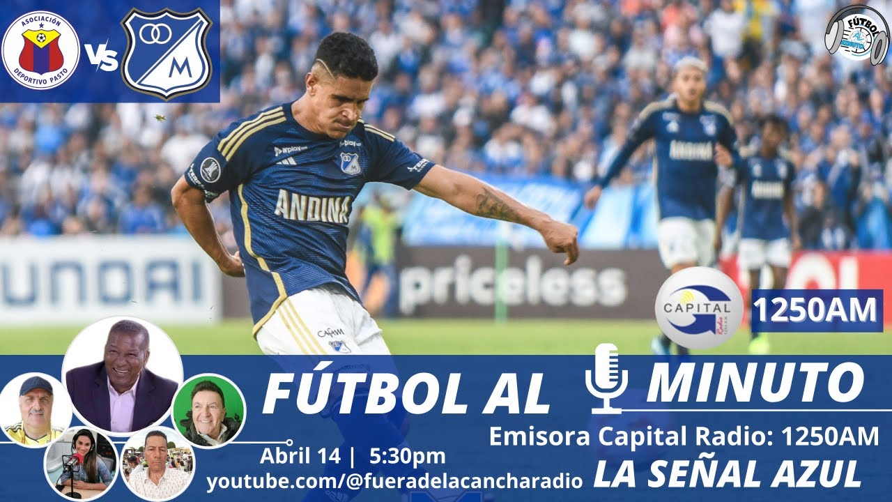 EN VIVO Pasto vs Millonarios Fecha 16 Liga Betplay - YouTube