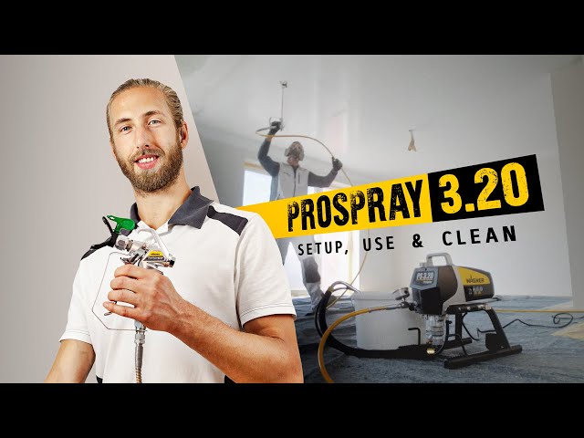 ProSpray PS 3.20 - Airless Paint Sprayer: Setup, Use & Clean with Nick  Sammut | WAGNER - YouTube