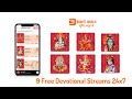 Bhakti world free  devotional streaming app  9 free streams 24x7    download bhakti world app