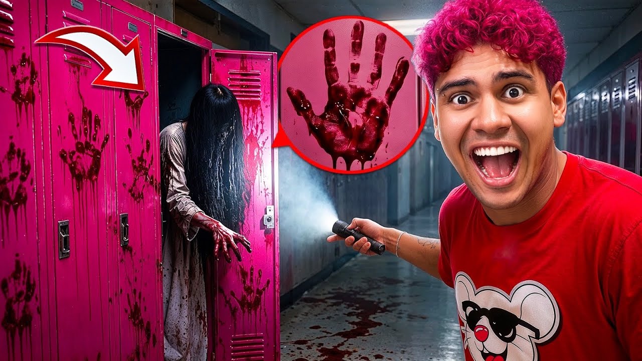 SE ENCONTRAR UMA MENINA DENTRO DE UM ARMÁRIO ROSA DE SANGUE FUJA!
