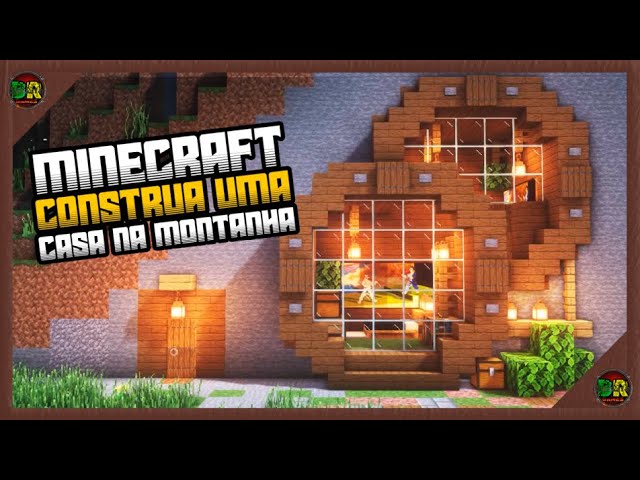 Minecraft: CONSTRUINDO UMA CASA NA MONTANHA - como construir no