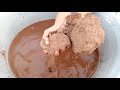 Pure red sand chunks +big box crumbling in lots of water 😍💞 surprise in the end 😍🔔♥️Tayyaba sweetie💞