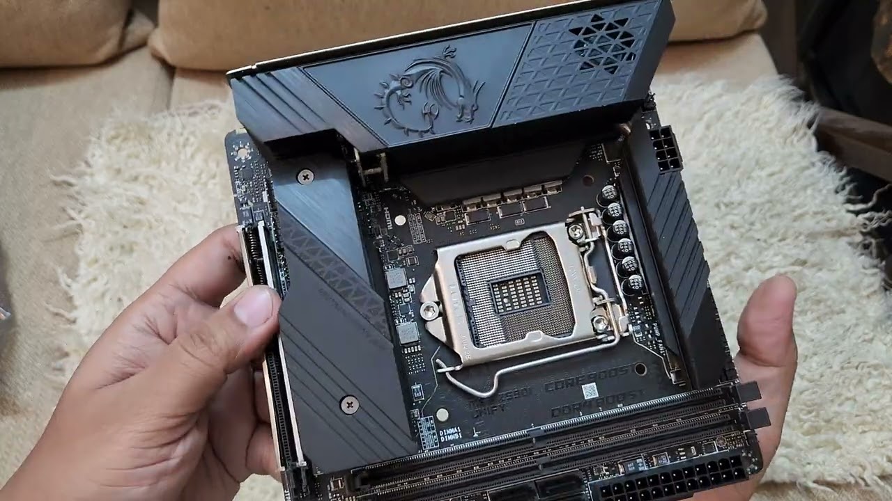 MSI MEG Z590I Unify Gaming 10th Gen and 11th Gen Mini-ITX