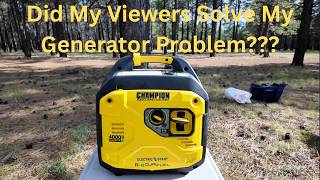 Generator Update! Did My Viewers Solve My Problem???