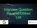 Ace Algorithms and Programming Interviews in Swift: Reverse LinkedList