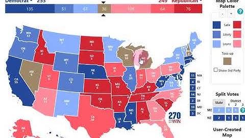 2023 United States presidential election Map - Electoral College Interactive Maps