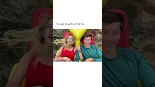 Bro got possessed mid ride 😱 #funnyvideo #fypシ゚viral #rollercoastertiktok #funnyrollercoaster