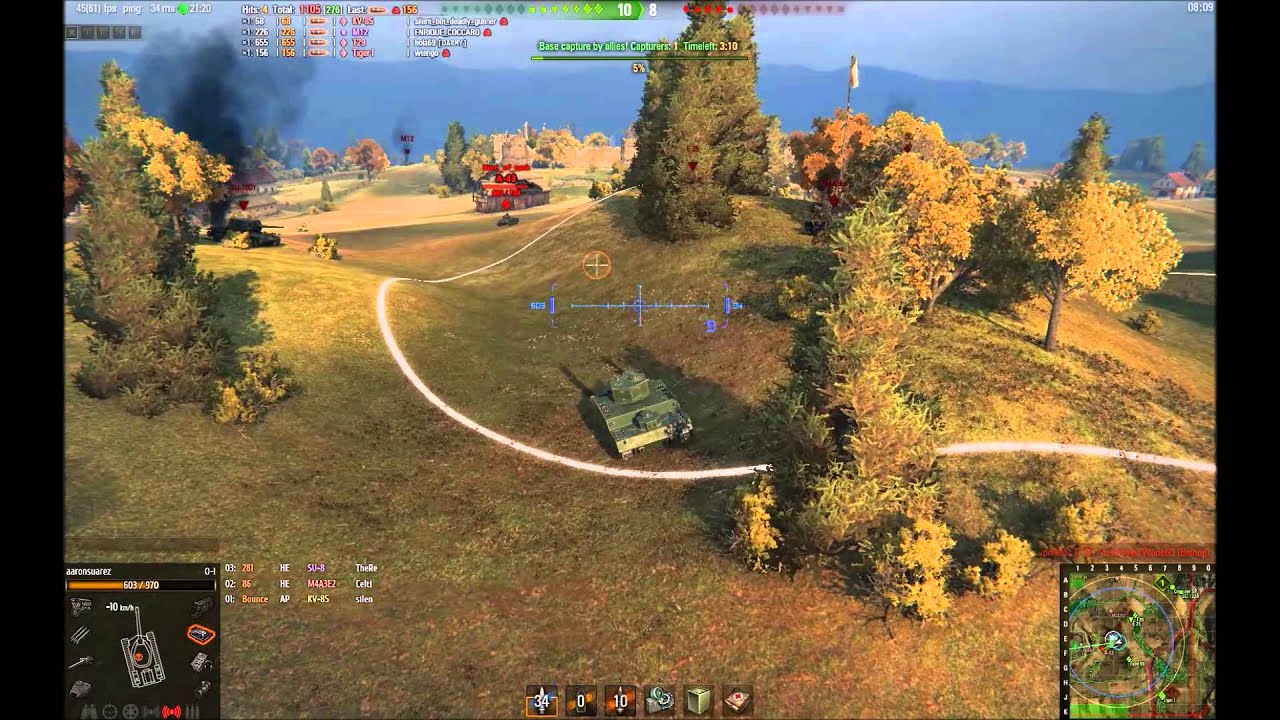 World of Tanks O-I Two Ammo Racks and five kills