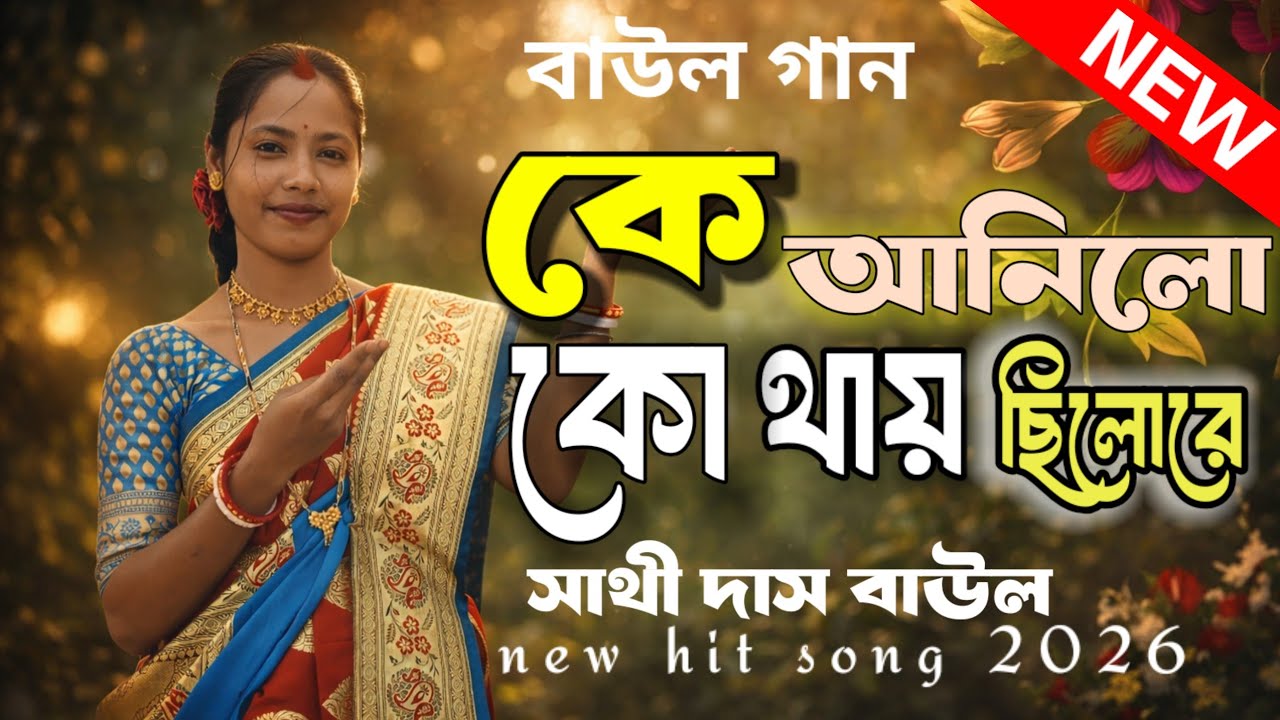 কে আনিলো রে কোথায় ছিল রে।। সাথী দাস বাউল ke anilo re kothay chilo re sathi das baul