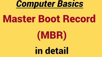 Master Boot Record in detail | parts of MBR