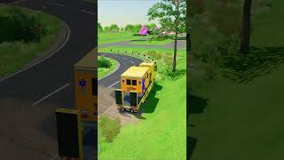 TRANSPORTING CARS, AMBULANCE, POLICE CARS, FIRE TRUCK OF COLORS! WITH TRUCKS! - FS 22
