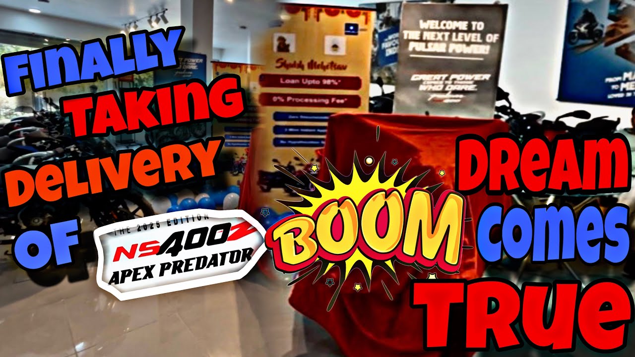 Finally😀taking delivery of NS400z UG edition❤️‍🔥||Dream comes true🥹||~Goster Vlogs😗