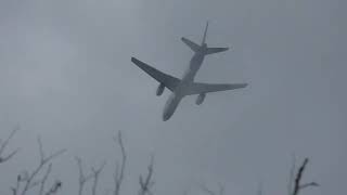 Fedex B757-225Sf Flying Overhead