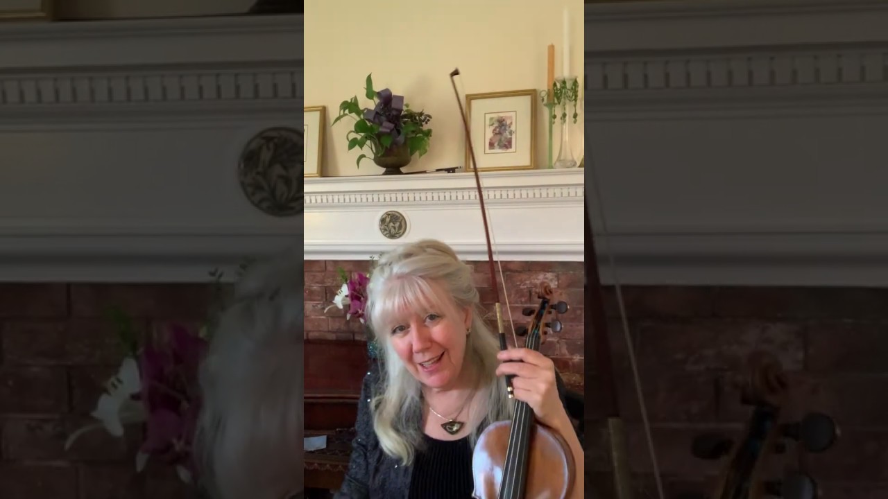 Violinist Kathleen Thomson invites you to a Zoom Happy Hour hosted by