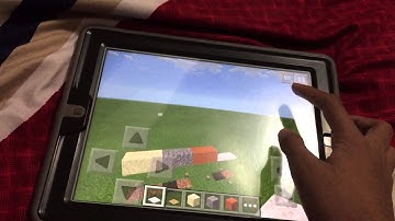 How to make floating sand, red sand, gravel, and carpet in mcpe.