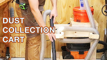 How to build a workshop dust collection cart