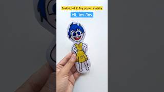 Inside out 2 Paper Squishy 💙💛 #shorts #craftyjas #insideout2