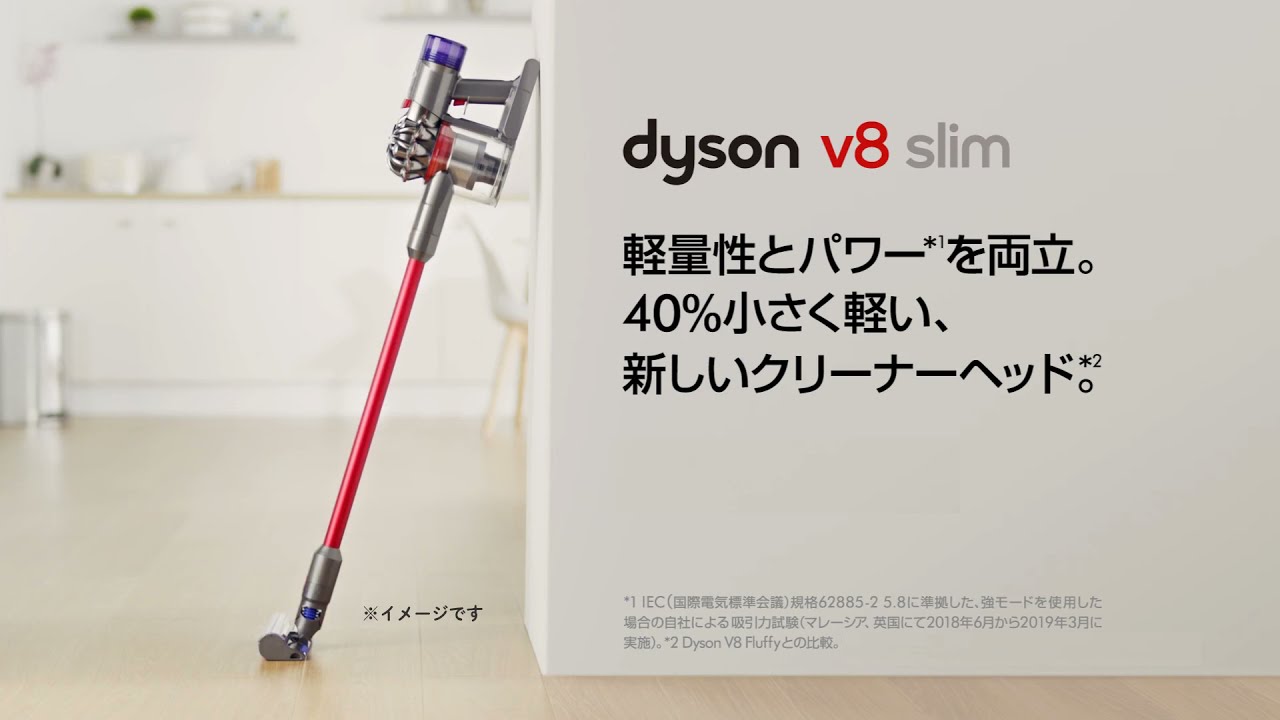 V8 slim fluffy+ dyson ダイソン フラフィプラス415