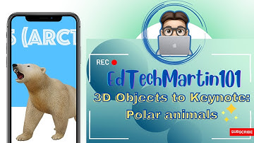 USDZ file to Keynote: Polar animals