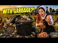 The Amish-System For Endless Chicken & Eggs With GARBAGE