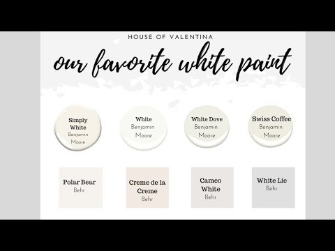 Home Depot Cedar City - These are THE BEST WHITE PAINTS:: Our Favorite WHITE PAINT COLORS!